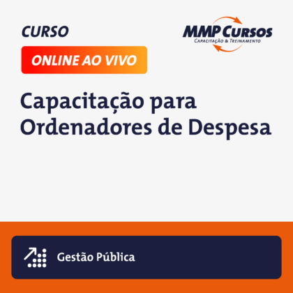 Este curso oferece uma formação abrangente para ordenadores de despesas