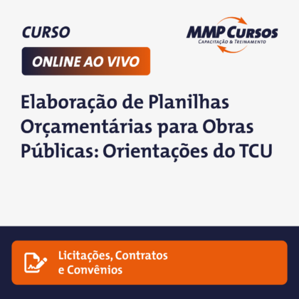 Este curso visa capacitar profissionais na elaboração de planilhas orçamentárias para obras públicas