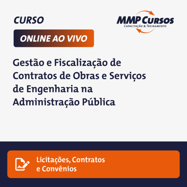 A Gestão e Fiscalização de Contratos de Obras e Serviços de Engenharia na Administração Pública é um curso essencial para quem busca compreender as complexidades e os desafios na execução de obras públicas. Ministrado pelo experiente professor Rafael Jardim Cavalcante