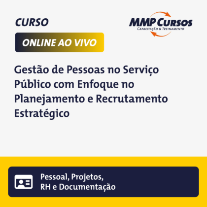 O curso "Gestão de Pessoas no Serviço Público" oferece uma abordagem moderna e estratégica para o planejamento e recrutamento de pessoal. Desenvolvido para atender às necessidades específicas do setor público