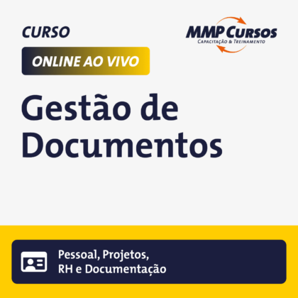 Explore o universo da Gestão de Documentos neste curso abrangente