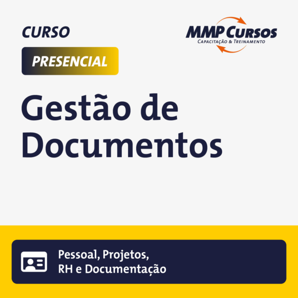 Explore o universo da Gestão de Documentos neste curso abrangente