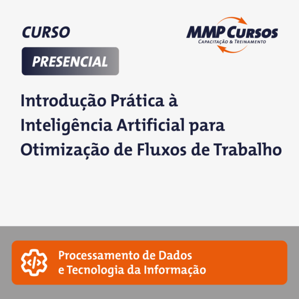 Descubra como a Inteligência Artificial pode transformar seu ambiente de trabalho com nosso curso prático. Aprenda a aplicar Large Language Models