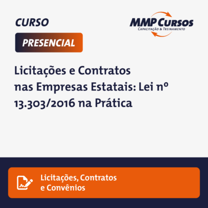 Este curso oferece um mergulho prático na Lei nº 13.303/2016