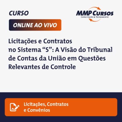 Este curso explora as mudanças trazidas pela Lei 14.133/2021 nas práticas de licitação e contratos no Sistema 'S'. Destacando a influência do TCU