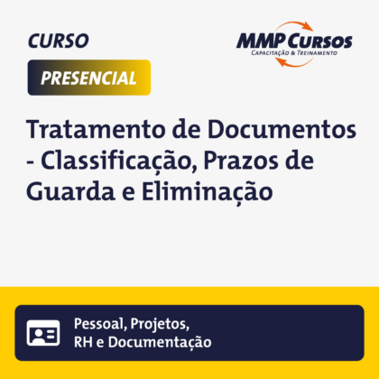 Este curso oferece um mergulho detalhado no tratamento de documentos arquivísticos